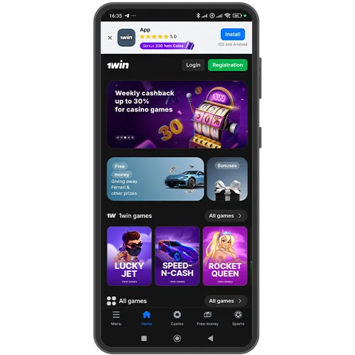 1WIN app in India